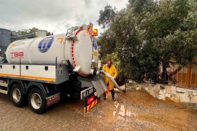 Didim Belediyesi’nden yağış sonrası müdahale
