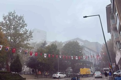 Bilecik sisli bir güne uyandı
