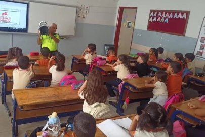 Kilis’te öğrencilere trafik eğitimi
