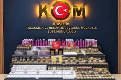 Kırşehir’de kaçak sigara ve ürün ele geçirildi
