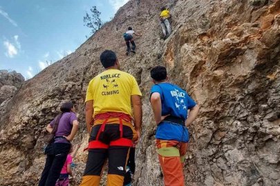 Tırmanış sporcuları ve doğaseverler Köklüce Tırmanış Festivali’nde buluştu
