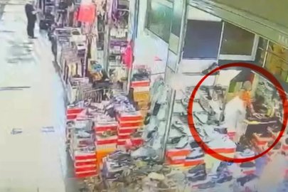 Spor ayakkabı almak için iş yerini dolandırdı

