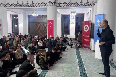Doğanşehir’de cami-aile buluşması programı düzenlendi
