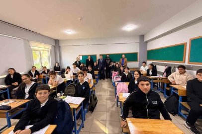 Kaymakam öğrencilerle bir araya geldi
