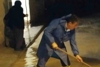 Sel felaketini yaşayan Yurtbaşı’nda Başkan Doğan ekiplerin başında sahaya indi
