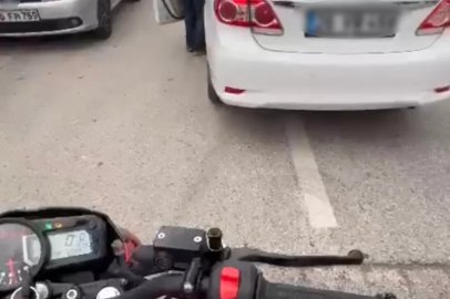 Eskişehir’de motosikletli ile sürücü arasında "emekli polis" tartışması
