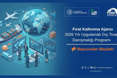 Fırat Kalkınma Ajansından işletmelere uygulamalı dış ticaret danışmanlığı desteği
