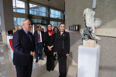 29 Ekim serginin açılışı yapıldı
