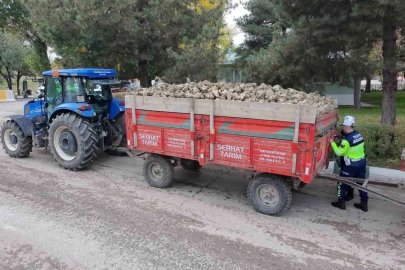 Muş’ta tarım araçlarına yönelik trafik denetimi yapıldı
