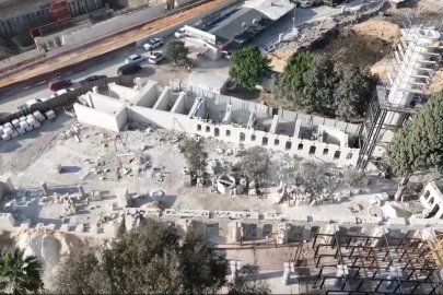 Depremin yıktığı Antakya Ulu Camii’de restorasyon çalışmaları sürüyor

