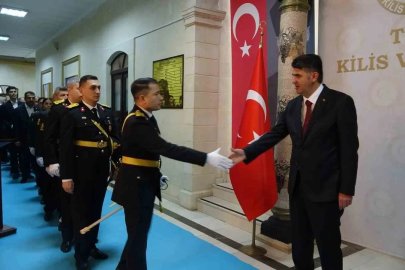 Kilis Valisi Kalaylı, Cumhuriyet Bayramı tebriklerini kabul etti
