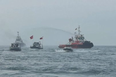 Zonguldak Limanı’nda Cumhuriyet Bayramı’na özel deniz gösterisi
