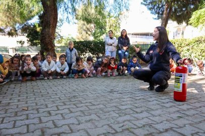 Aydın’da miniklere yangın ve acil durum eğitimi
