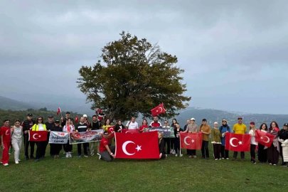 Doğada 103. yıla özel Cumhuriyet yürüşü

