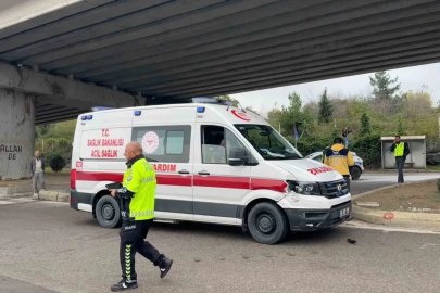 Samsun’da ambulans ile yolcu minibüsü çarpıştı
