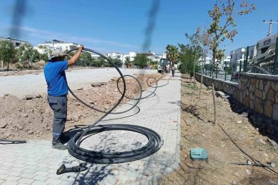 Bodrum’da belediye ekipleri sahada
