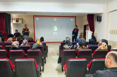 Jandarmadan velilere bağımlılıkla mücadele eğitimi
