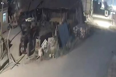 Otomobil ve traktör hırsızı önce kameraya, sonra polise yakalandı
