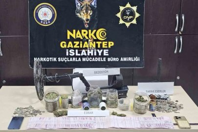 Gaziantep’te 495 adet tarihi eser sikke ele geçirildi: 1 gözaltı
