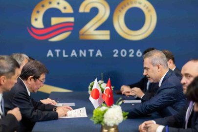Bakan Fidan, Japon mevkidaşı Motegi ile bir araya geldi
