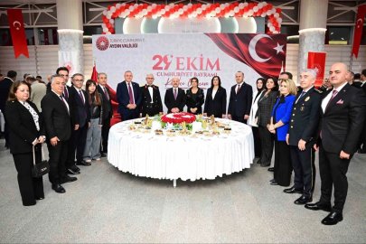 Aydın’da, Cumhuriyet Resepsiyonu gerçekleştirildi
