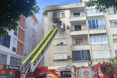 Antalya’da apartman yangını
