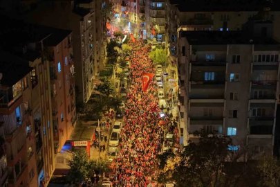 Binlerce Denizlili Cumhuriyet için yürüdü
