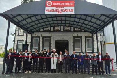 Adıyaman’da Giresun Karaoğlanoğlu Kardeşler Camisi ve Kur’an kursu açıldı
