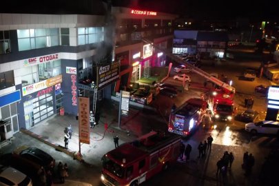 Erzurum’da sanayi sitesinde korkutan yangın: İtfaiye faciayı önledi
