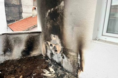Bilecik’te balkonda düdüklü tencerede unutulan yemek yangına neden oldu
