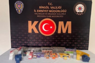 Bingöl’de kaçak sigara operasyonu: Çok sayıda ürün ele geçirildi
