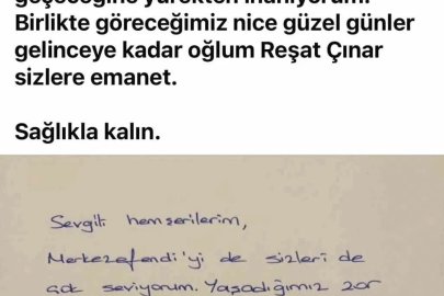 Tutuklanan Başkan Doğan’dan mesaj
