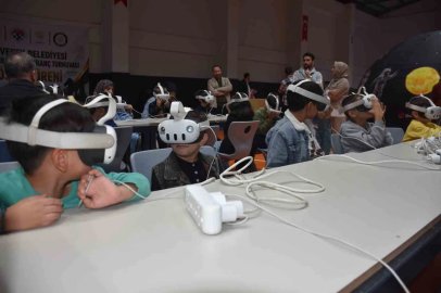 Siverek’te çocuklar uzay ve sanal gerçeklikle buluştu
