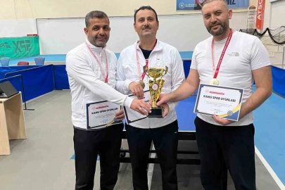 Afyonkarahisar İl Müftülüğü masa tenisi turnuvasını namağlup tamamladı
