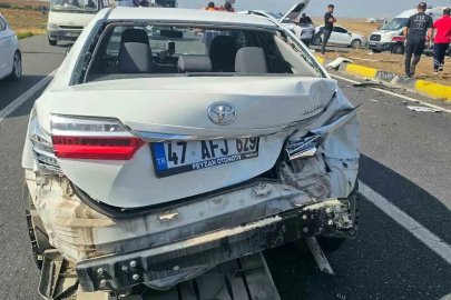Mardin’de zincirleme trafik kazası: 5 yaralı
