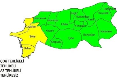 Aydın’ın batısına kuvvetli yağış uyarısı
