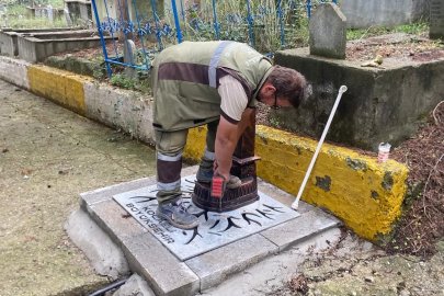 Mezarlıkların su altyapısı yenileniyor
